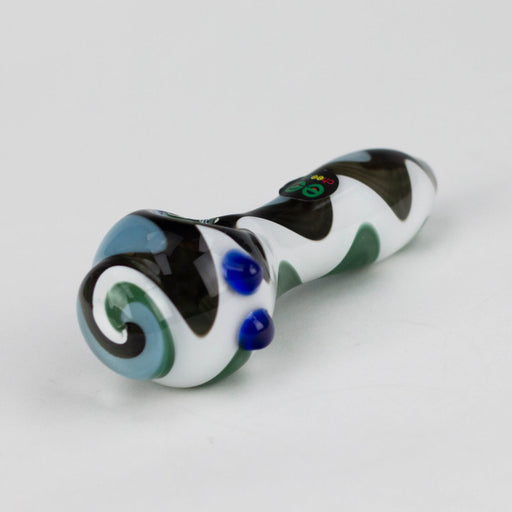 Cheech | 3.5" Glycerin Hand Freezable Pipe – Assorted Colors Glass Pipe Smoking Cat Distribution