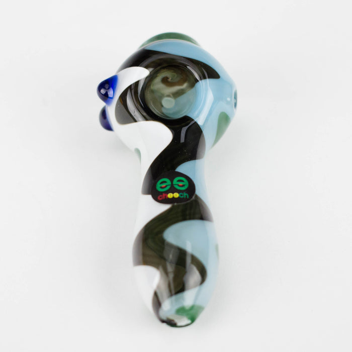 Cheech | 3.5" Glycerin Hand Freezable Pipe – Assorted Colors Glass Pipe Smoking Cat Distribution