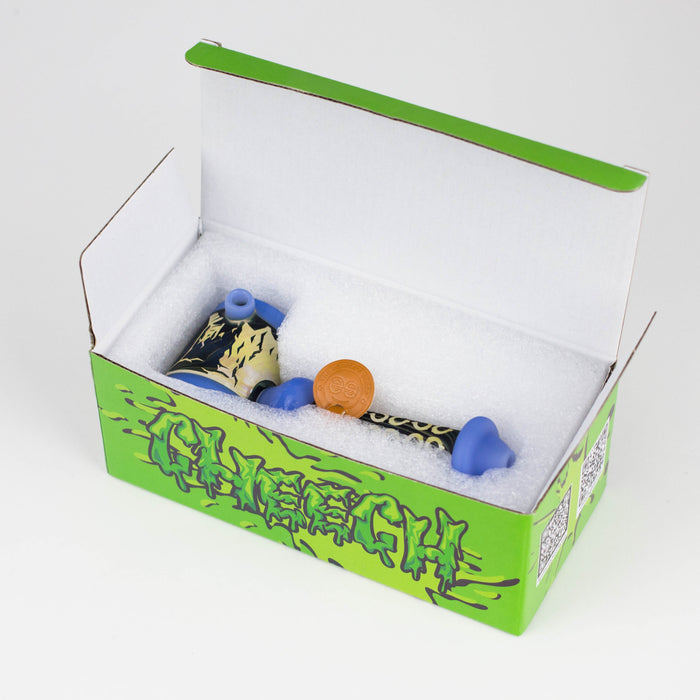 Cheech | 6" Sandblast Hand Pipe – CH-PIPE-249 (Assorted Colors) Glass Pipe Smoking Cat Distribution