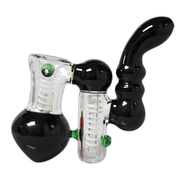 BoroSci | 7.5" Dubbler Glass Bubbler Glass Pipe Maq Distributors