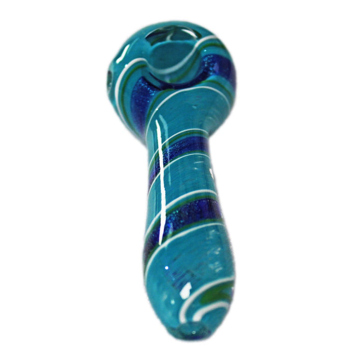 BoroSci | 4" Sea Glass Pipe Glass Pipe Maq Distributors