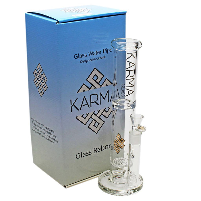 Karma | 14" Honeycomb Glass Bong Glass Bong Maq Distributors Gold