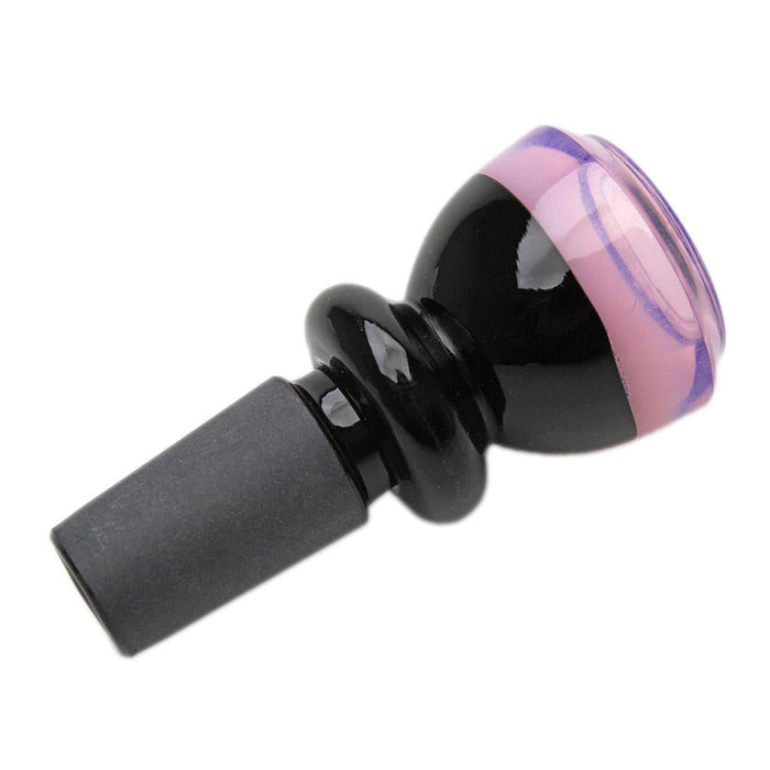 Karma | 14mm Black and Shade Glass Bowl Bowl · Popper Maq Distributors Pink