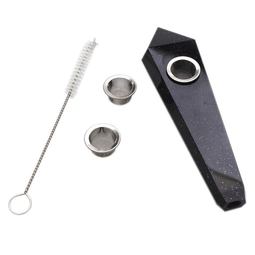 Karma | Blue Sandstone Crystal Pipe Quartz · Stone Pipe Maq Distributors