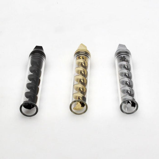 Glass Blunt with Corkscrew Twist-Color assorted Blunt Maq Distributors