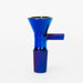 Electroplated 14mm Joint Glass Bowl ( PT1102 ) Bowl · Popper ONE Blue
