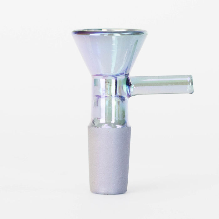 Electroplated 14mm Joint Glass Bowl ( PT1102 ) Bowl · Popper ONE Light Blue