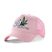 High-Crown 5-Panel “420” Embroidered Cap - Pink Hat & Toque Super Supplys Inc
