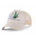 High-Crown 5-Panel “420” Embroidered Cap - Beige Hat & Toque Super Supplys Inc