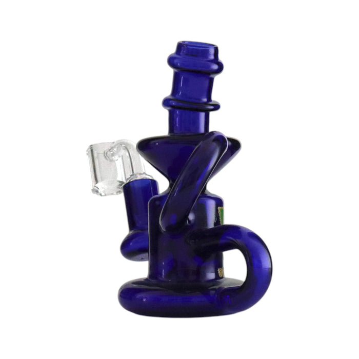 Wellcann | 5" Glass Dab Rig with Circ Perc – Includes Quartz Banger Glass Rig Super Supplys Inc