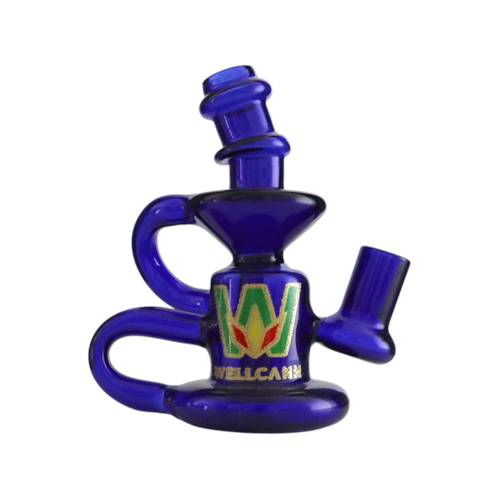Wellcann | 5" Glass Dab Rig with Circ Perc – Includes Quartz Banger Glass Rig Super Supplys Inc