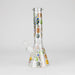 10" Glass Beaker Bong – Lollipops Design (Glow in the Dark) Glass Bong 777 Smoke Design4