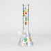10" Glass Beaker Bong – Lollipops Design (Glow in the Dark) Glass Bong 777 Smoke Design1