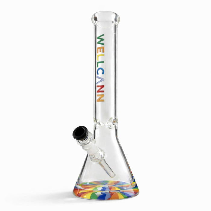 WELLCANN | 15" Heavy Duty Thick Base Beaker Rainbow