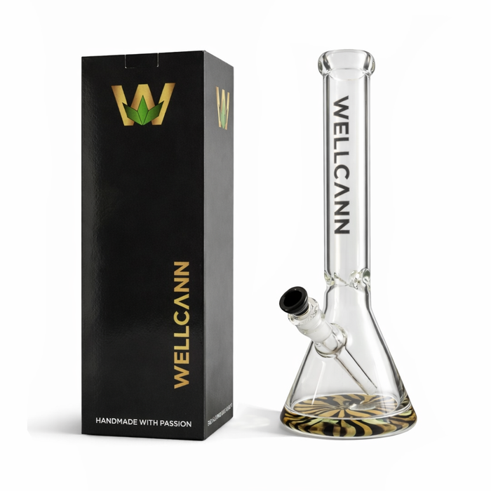 WELLCANN | 15" Heavy Duty Thick Base Beaker Black