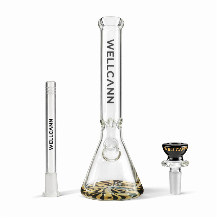 WELLCANN | 15" Heavy Duty Thick Base Beaker Black