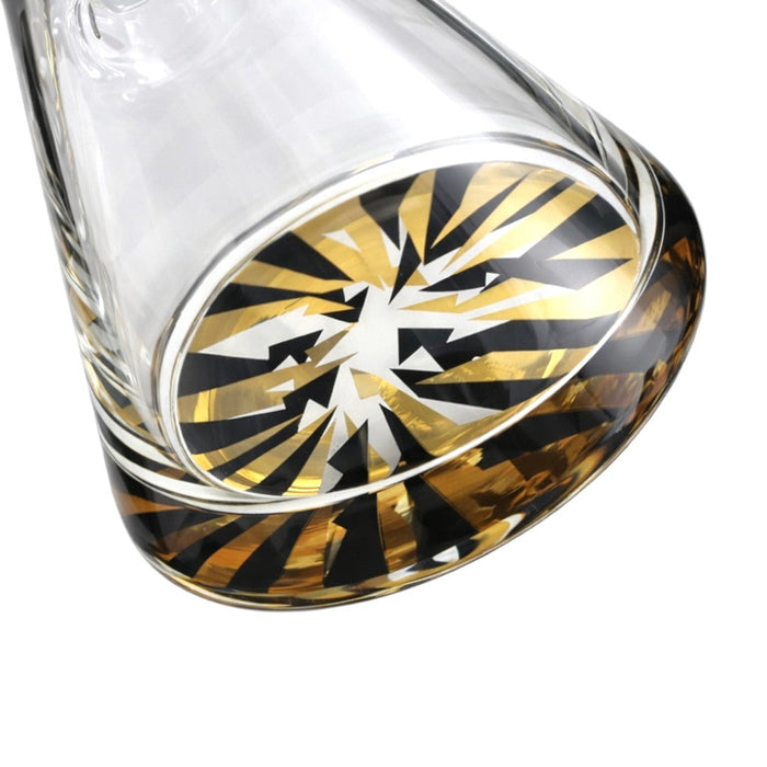 WELLCANN | 15" Heavy Duty Thick Base Beaker Black