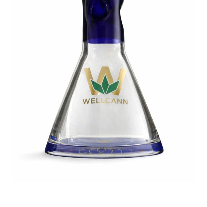 WELLCANN | 15" Thickened Base Geometric Beaker Glass Bong