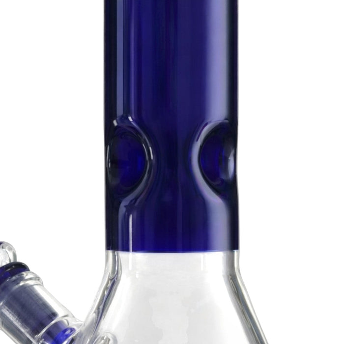 WELLCANN | 15" Thickened Base Geometric Beaker Glass Bong