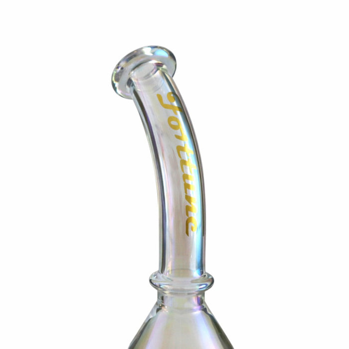 Fortune | 9" Iridescent Glass Rig