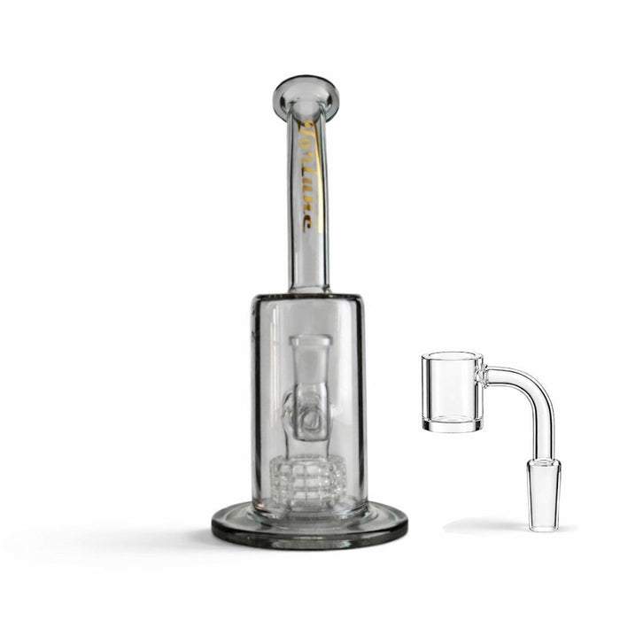 Fortune | 10" Matrix Perc Glass Dab Rig