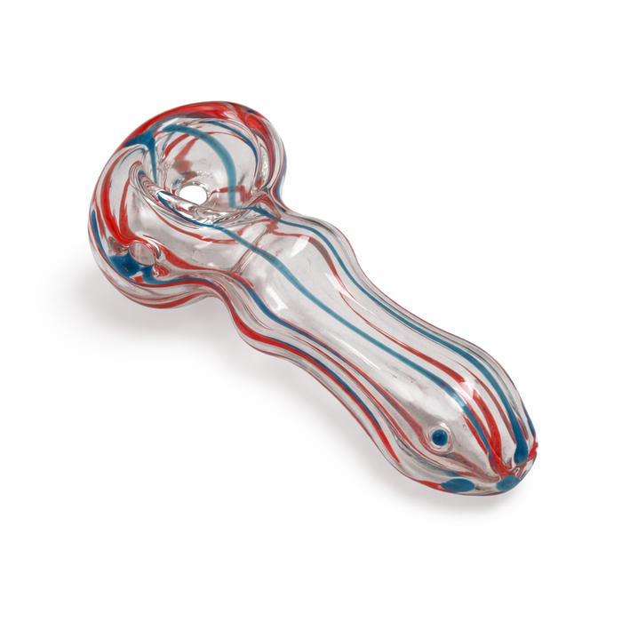 2.5" Double Glass Pipe – 2-Pack (Assorted Mixed Colors) Glass Pipe Super Supplys Inc