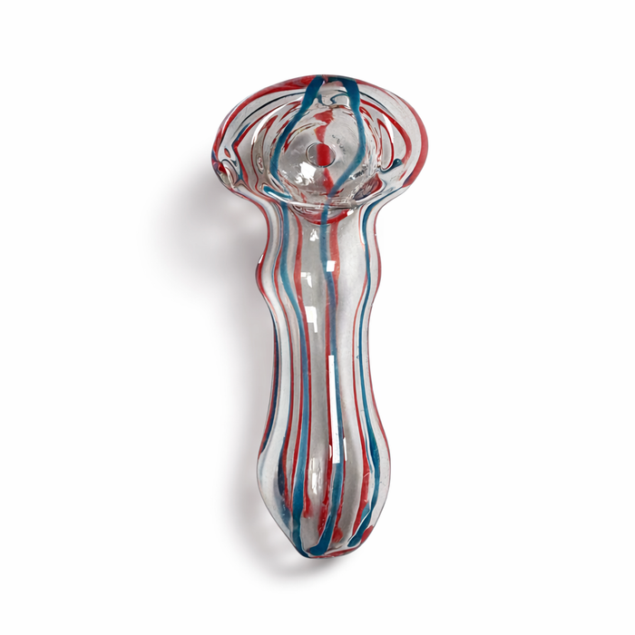 2.5" Double Glass Pipe – 2-Pack (Assorted Mixed Colors) Glass Pipe Super Supplys Inc