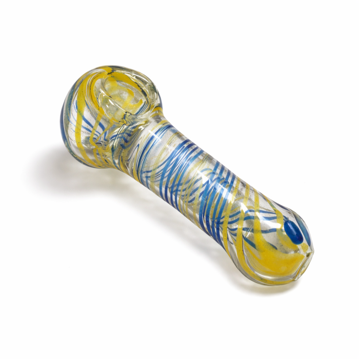2.5" Double Glass Pipe – 2-Pack (Assorted Mixed Colors) Glass Pipe Super Supplys Inc