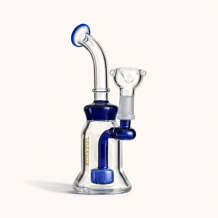 Toke | 8" Glass Dab Rig with Circ Perc Glass Rig Super Supplys Inc