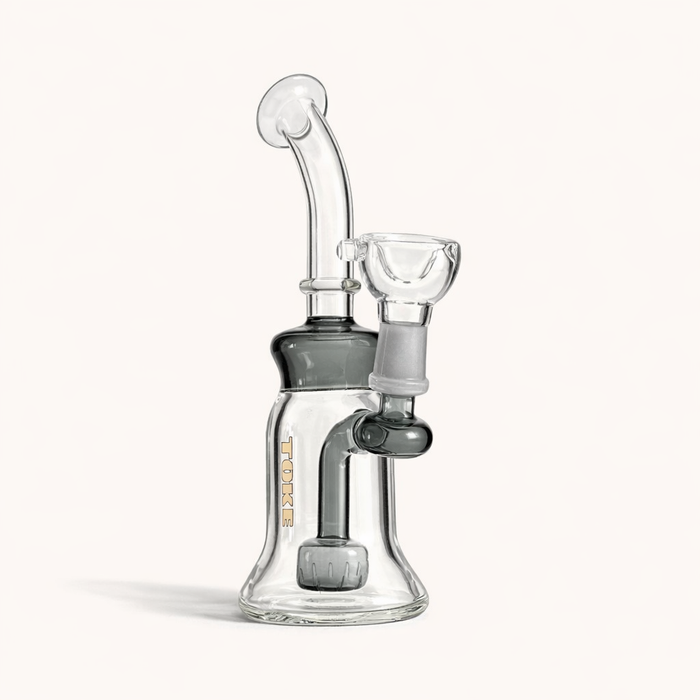 Toke | 8" Glass Dab Rig with Circ Perc Glass Rig Super Supplys Inc