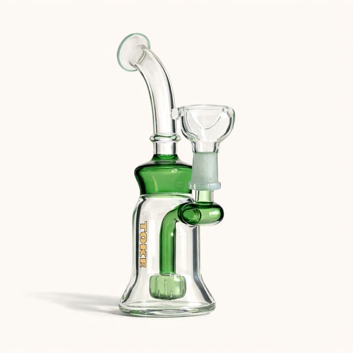 Toke | 8" Glass Dab Rig with Circ Perc Glass Rig Super Supplys Inc
