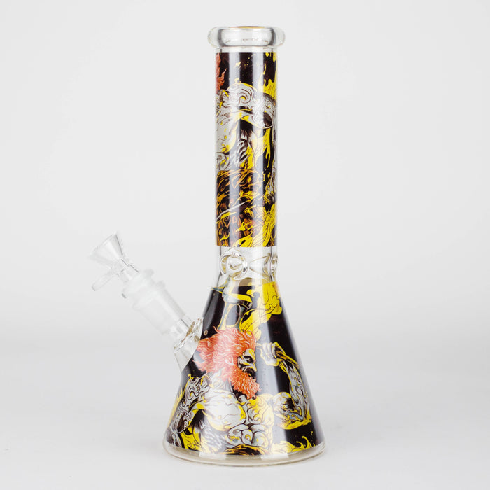 10" Myth Design Glass Beaker Bong 