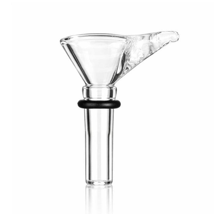 1" Glass Stem Part with Handle Downstem · Bowlstem Super Supplys Inc
