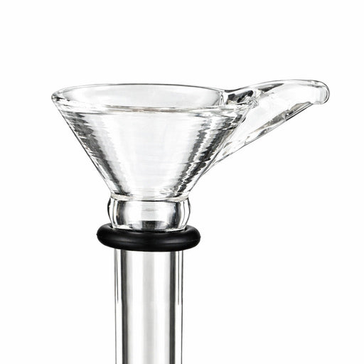 1" Glass Stem Part with Handle Downstem · Bowlstem Super Supplys Inc