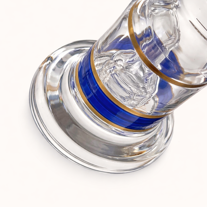 Mini Crown 6” Circ Perc Glass Rig Glass Rig Super Supplys Inc