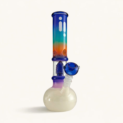 INFYNITI | AquaRise 12" Perc Bong Glass Bong Super Supplys Inc Blue