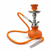 10" Compact Glass Hookah Set Hookah Super Supplys Inc Orange