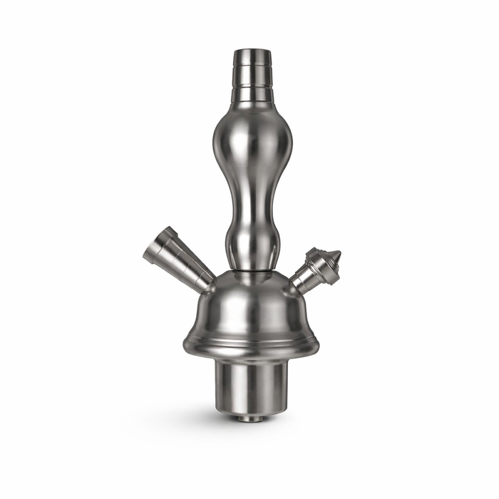 10" Mini Glass Hookah Set - Black Hookah Super Supplys Inc