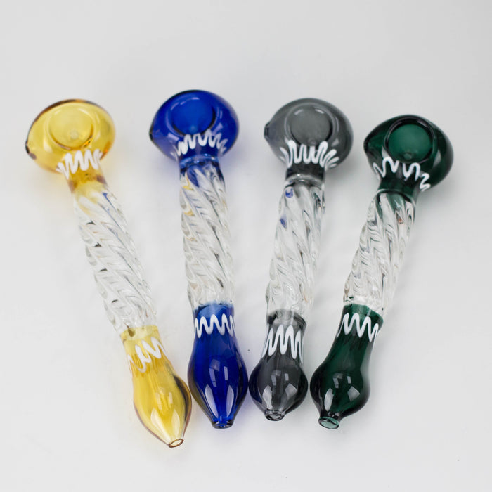 Straight Crystal Pipe 7" - Assorted Color