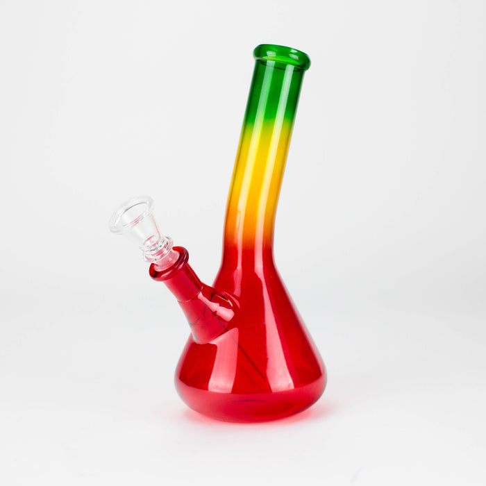 7" RASTA Glass Water Pipe (Assorted shape)
