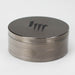 Zinc Gun Metal HIT Grinder 100mm 4pts Regular Grinder NIBO Distribution
