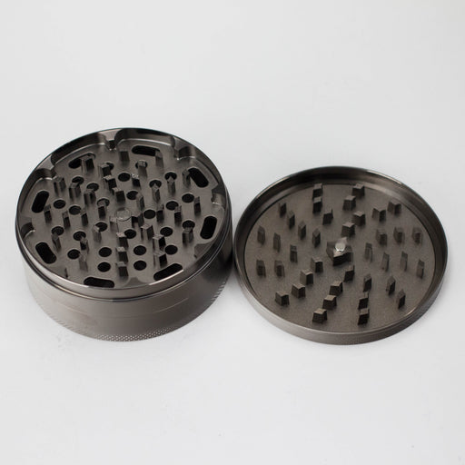 Zinc Gun Metal HIT Grinder 100mm 4pts Regular Grinder NIBO Distribution