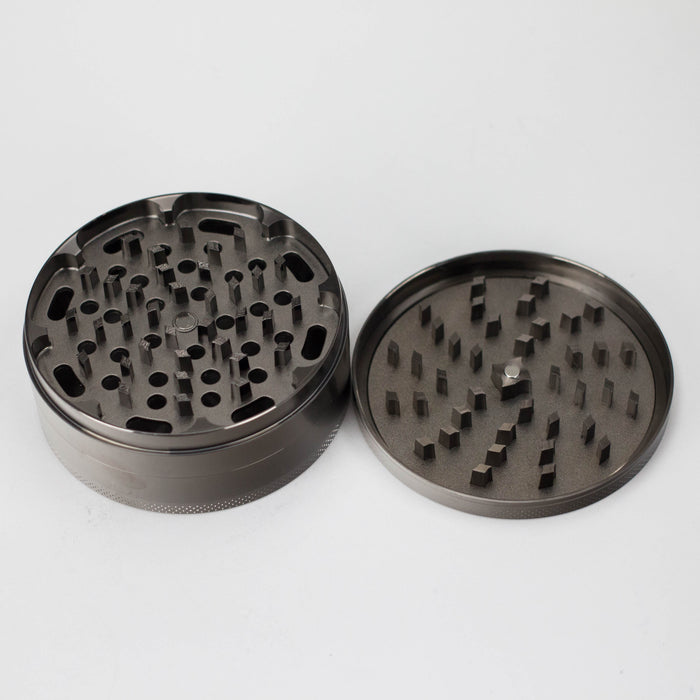 Zinc Gun Metal HIT Grinder 100mm 4pts Regular Grinder NIBO Distribution