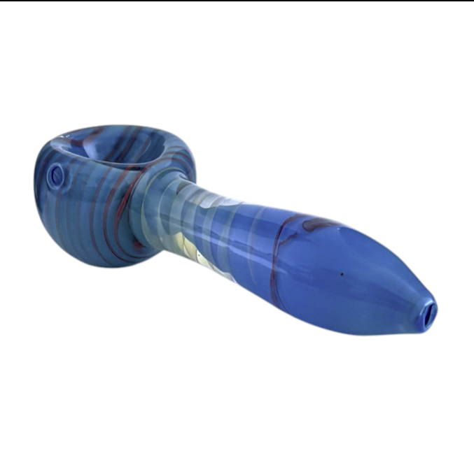 3" Glass Hand Pipe – Assorted Colors-2CT Glass Pipe Super Supplys Inc