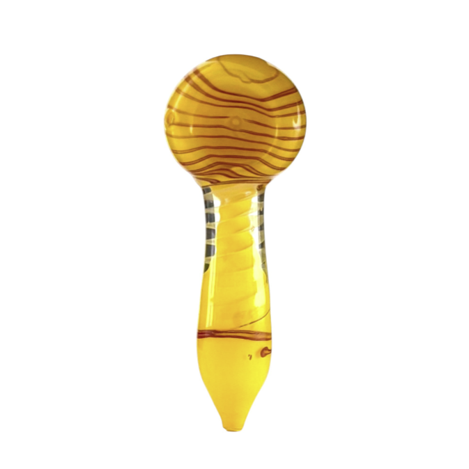 3" Glass Hand Pipe – Assorted Colors-2CT Glass Pipe Super Supplys Inc