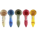 3" Glass Hand Pipe – Assorted Colors-2CT Glass Pipe Super Supplys Inc
