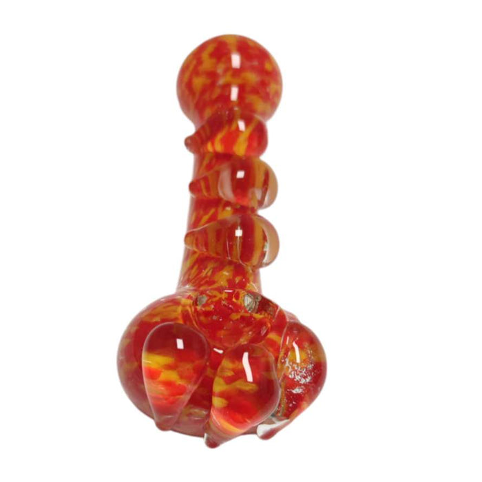 5" Heavy-Duty Glass Hand Pipe – Assorted Colors-2CT Glass Pipe Super Supplys Inc