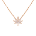 The Kush Girls | ROSE GOLD CANNABIS LEAF NECKLACE Jewelry The Kush Girls