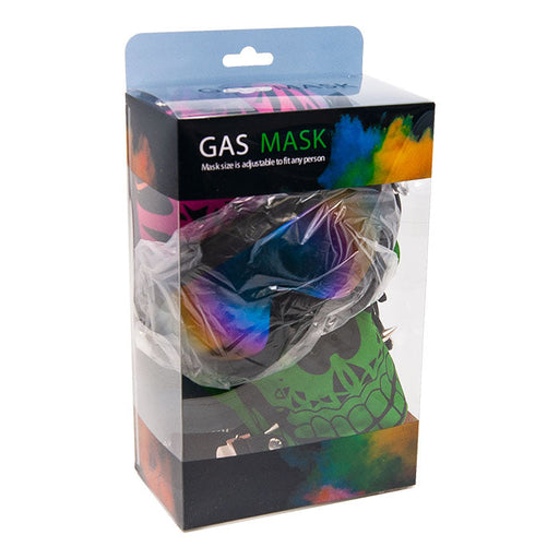 Toke While Skiing Colorful Mask Bong Acrylic Bong Maple Craft Inc