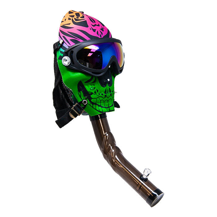 Toke While Skiing Colorful Mask Bong Acrylic Bong Maple Craft Inc